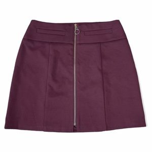 Candie’s Full Zip Ponte Mini Skirt